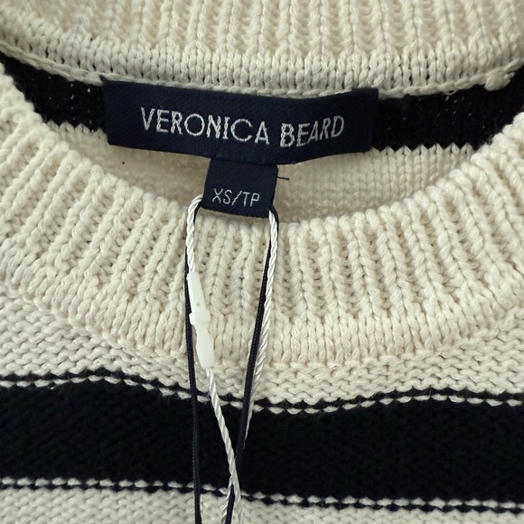 VERONICA BEARD Vera Striped Sleeveless Sweater - Picture 7 of 13